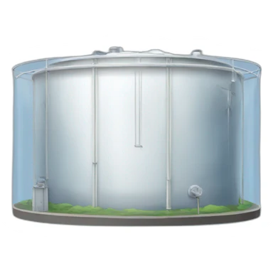 transparent water tank sticker