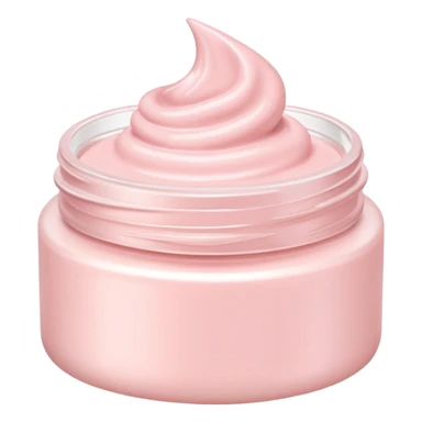 Aesthetic skincare light pink sticker