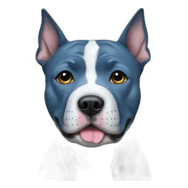 blue staffy sticker