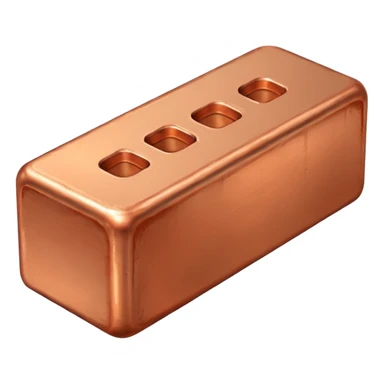 A copper ingot sticker