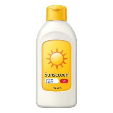 sunscreen sticker