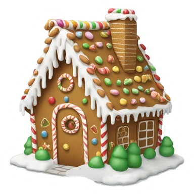 Gingerbread house sticker
