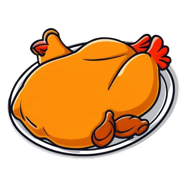 chicken thighs meat sticker