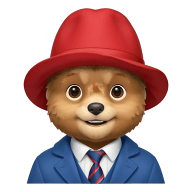 Cute paddington sticker