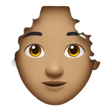 developer with mac laptop in front light skin tone and black hair sticker