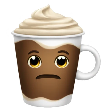 Coffee with bow sticker