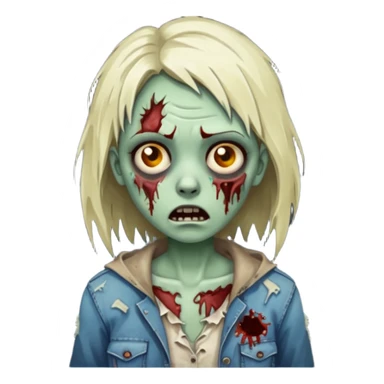 Zumbi garota  sticker