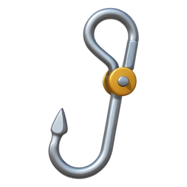 climbing hook sticker