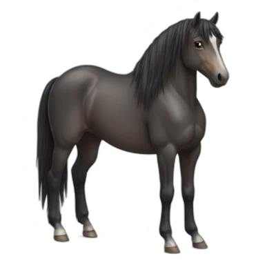horse-with-pant s sticker