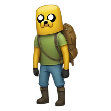 adventure time jake sticker