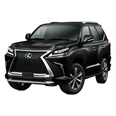 Black SUV lexus sticker