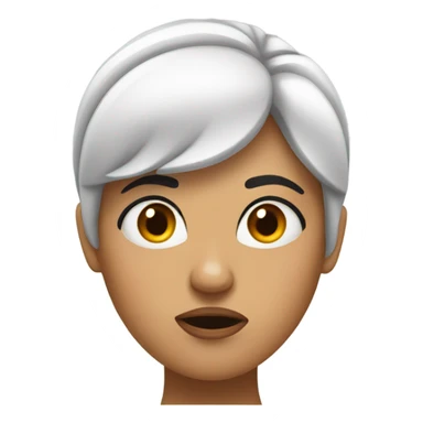 Woman confused sticker