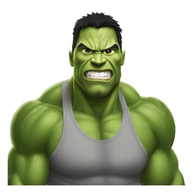the rock become hulk sticker