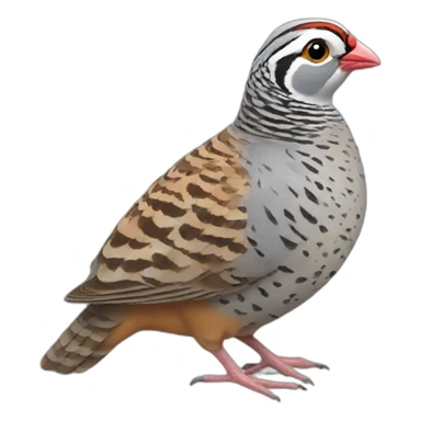 gray partridge sticker