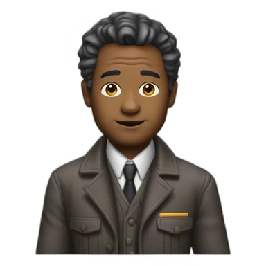 Architect as Emmet Brown (back to the future with less hair  sticker