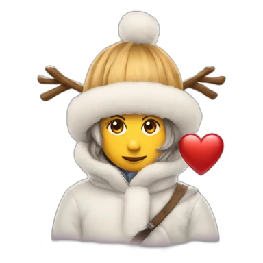 meribel heart sticker