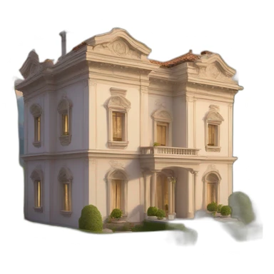 Villa de luxe  sticker