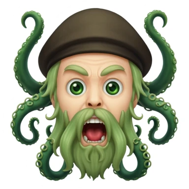davy jones screaming sticker