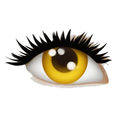 Eyelash extensions sticker