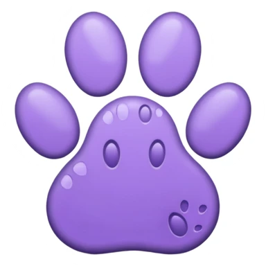 purple-cat-pawprint sticker