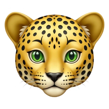 A high-resolution photo-realistic digital illustration of a young jaguar, chest upward A high-resolution, photo-realistic digital illustration of a majestic young jaguar sticker