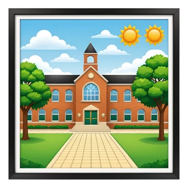 Quadro escola sticker