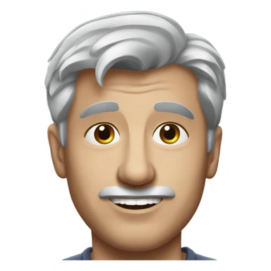 Paul mescal realistic portrait grey hair sticker