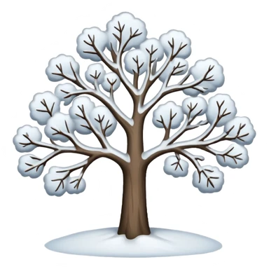 10 Snowy trees sticker