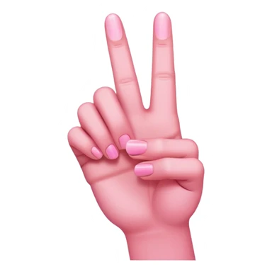 middle finger pink sticker