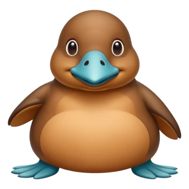 Fatty the platypus sticker