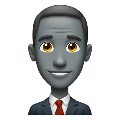 Un homme a genoux sticker