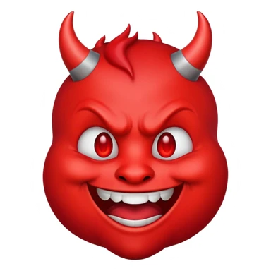 Devil emoji with a didn’t oenjs  sticker