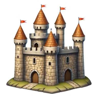 old castle  sticker