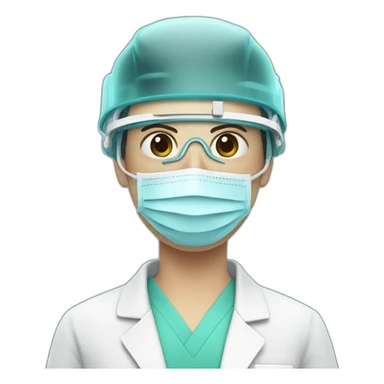 Surgeon-with-virtual-reality-display sticker