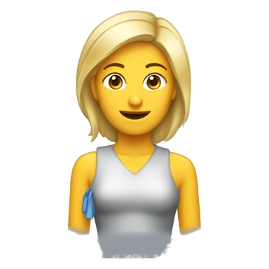 женщина за компьютером sticker