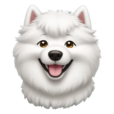 Samoyed happy sticker