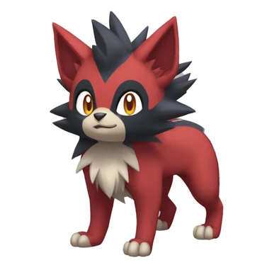 Litten-Zoroark-Mightyena-Zorua full body sticker