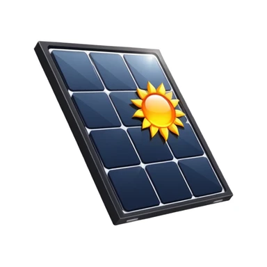 panel solar sticker
