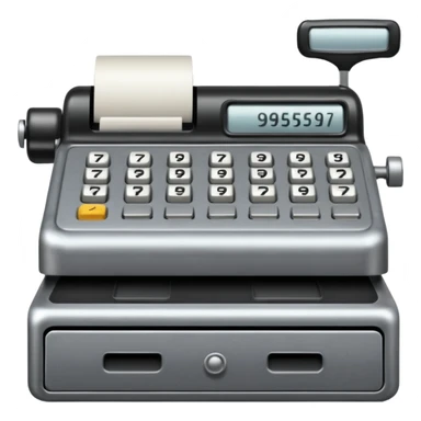 cash register sticker