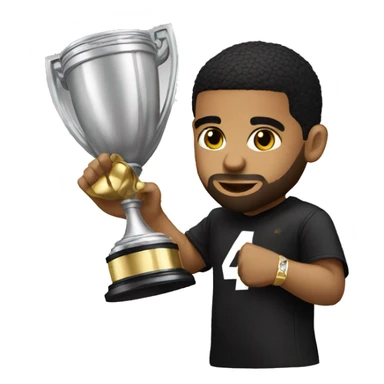 Drake holding championship  sticker