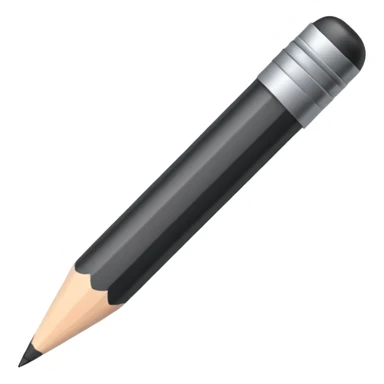 simple black pencil sticker