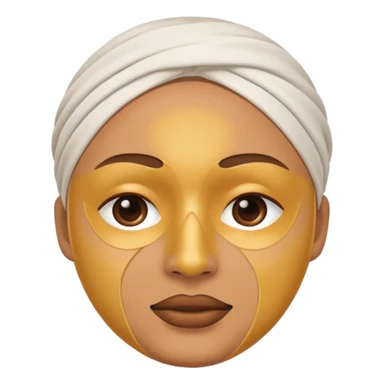 facial mask no human sticker