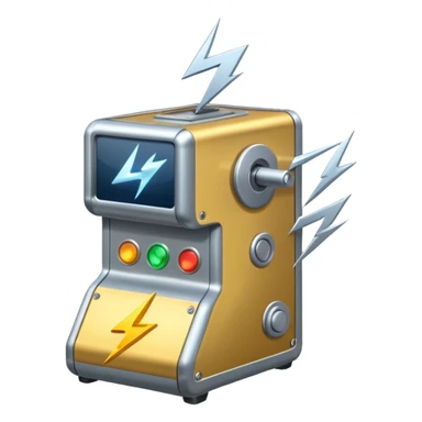 Lightning creating  machine  sticker