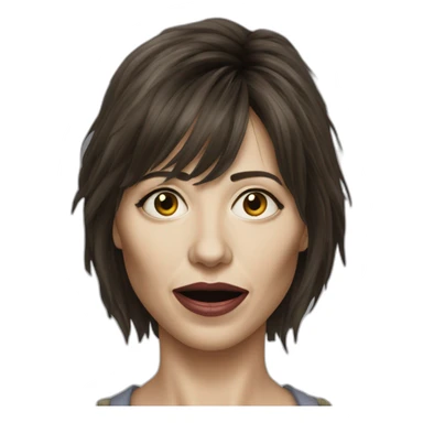 zombie sophie marceau sticker