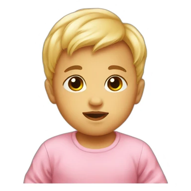 baby emoji no background sticker