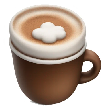 hot coco in a cup sticker