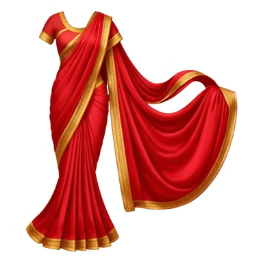 saree red sticker