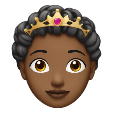 Grace mbizi mais avec du font de tein et une couronne sticker