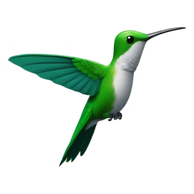 colibri en el bosque sticker