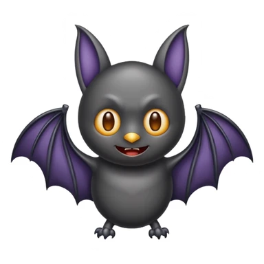 Bat cartoon sticker